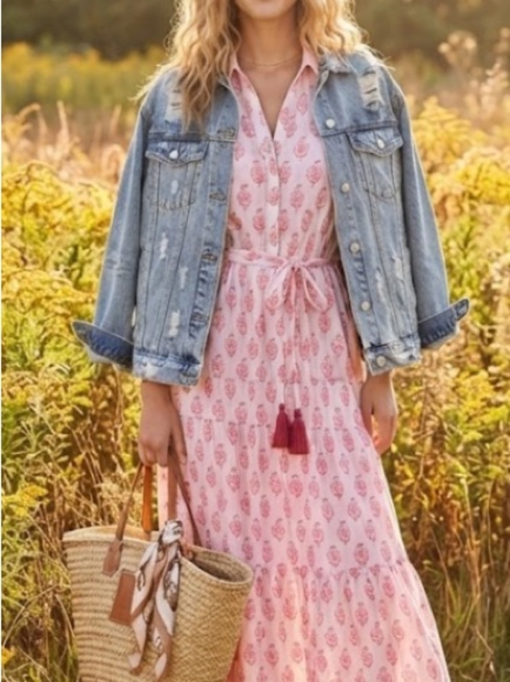 Roller Rabbit x Target Floral Maxi Dress, Pink | Size M